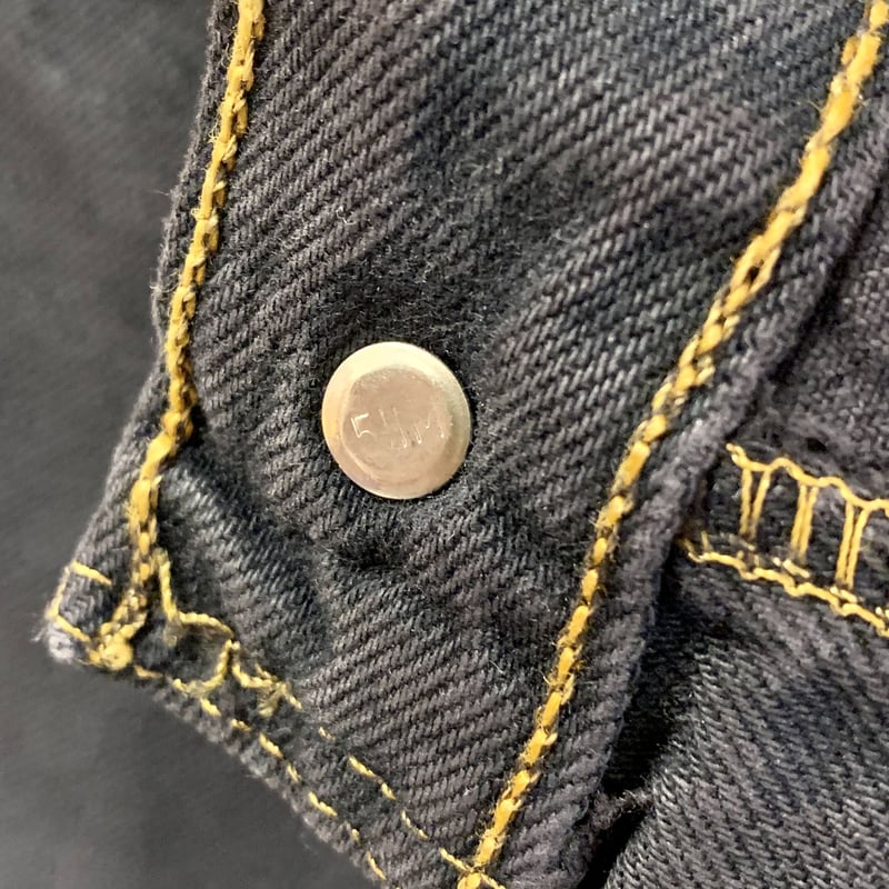 90s Levi's 501 後染めブラックデニム ボタン裏511 USA製 1996年 90s Levi's 501 後染めブラックデニム ボタン裏511 USA製 1996年