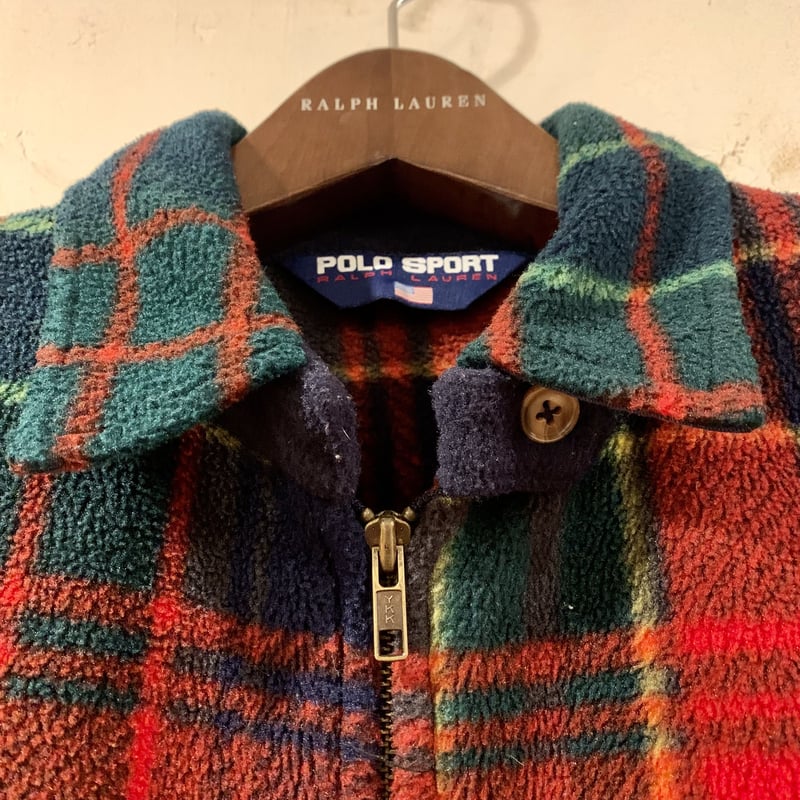 90s POLO SPORT フリース スウィングトップ ポロスポーツ ラルフ 90s POLO SPORT フリース スウィングトップ ポロスポーツ ラルフ