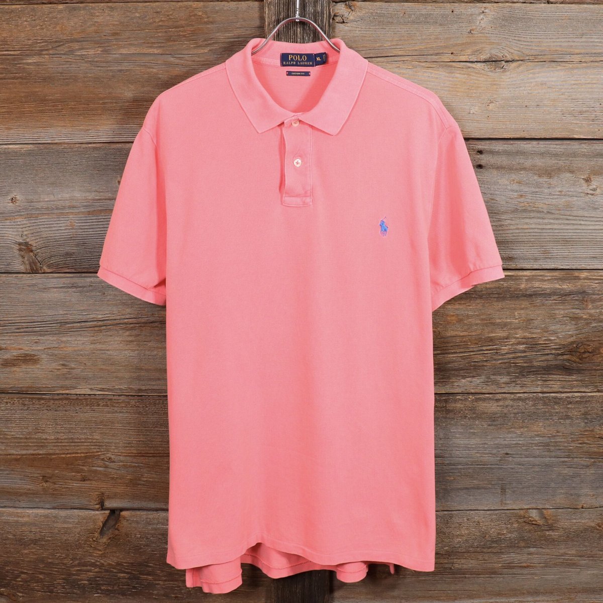 Polo Ralph Lauren ショートスリーブポロシャツ サーモンピンク 