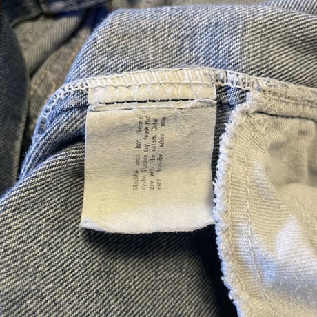 80s　Levi’s 20505 0217　デニムパンツ　34×34　USA製　裾チェーンステッチ　(S3624)