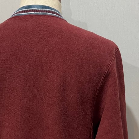 90s　Champion　リバースウィーブ　Reverse Weave　USA製　Size M　リブライン　刺繡タグ　チャンピオン　(S4960)
