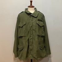 70s　US ARMY　M-65 FIELD JACKET　3rd Type　フィールドジャケット　Size L-S　ブラスジップ　ミリタリージャケット　1977年　(S4976)