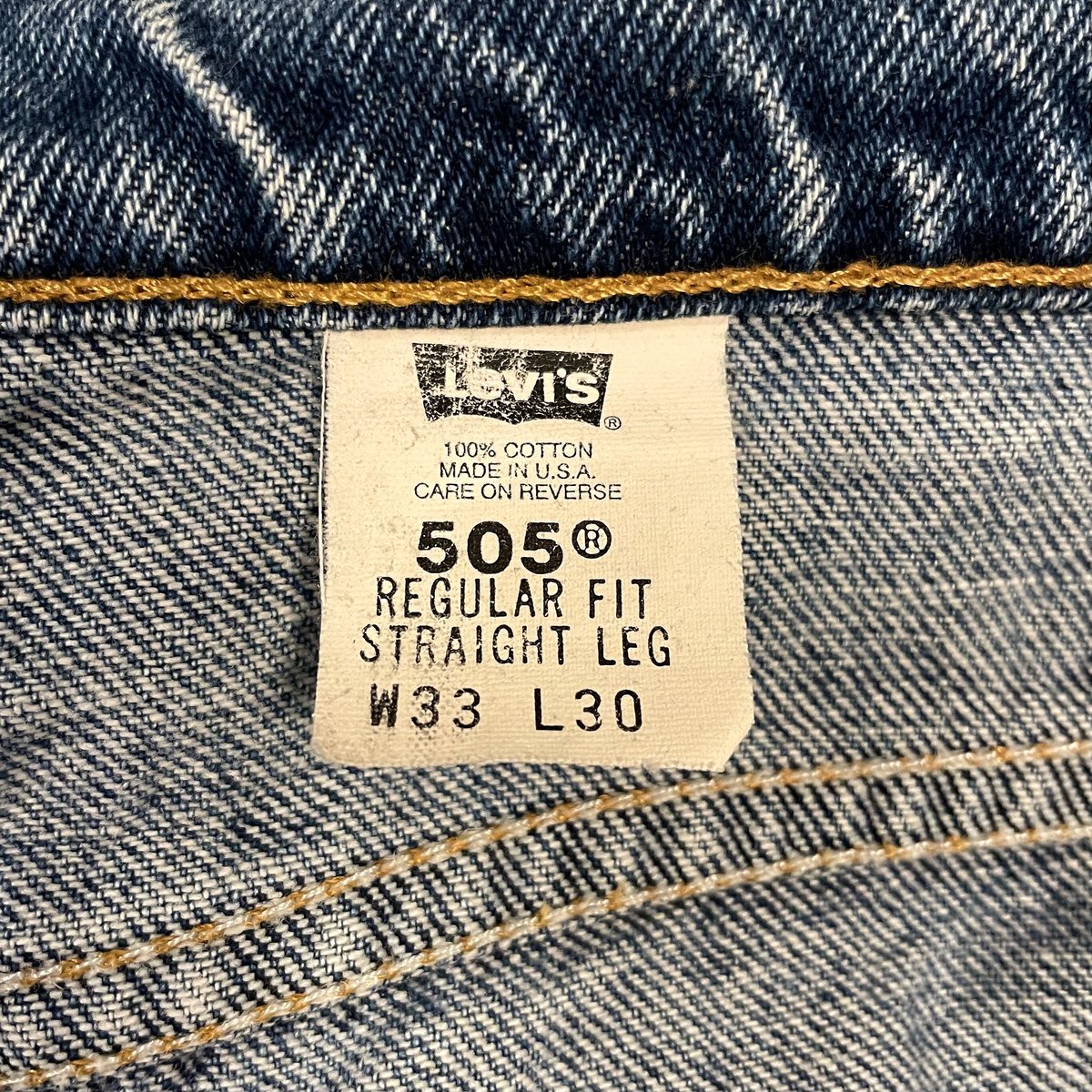 90s Levi's 505-4891 リーバイス デニムパンツ ボタン裏553 1994 90s Levi's 505-4891 リーバイス デニムパンツ ボタン裏553 1994