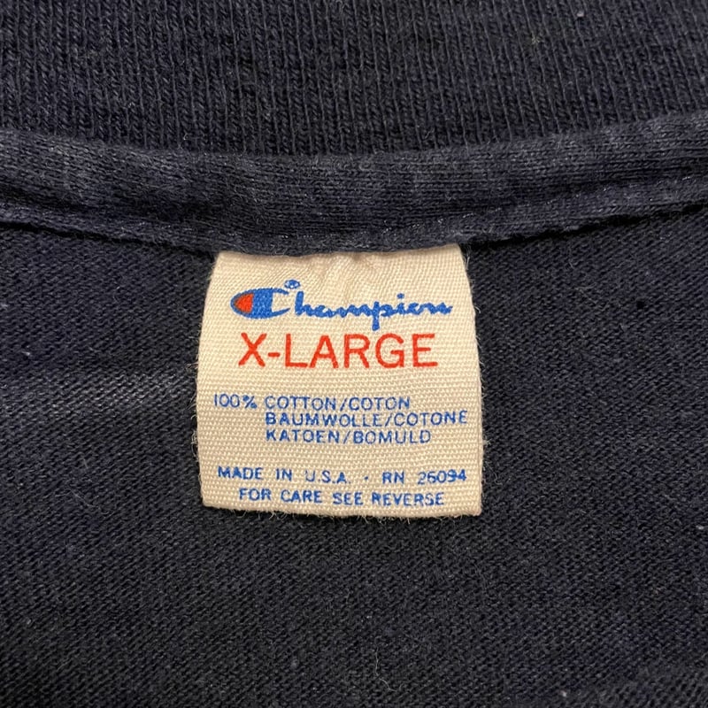 80s Champion S/S Tシャツ NOTRE DAME ネイビー トリコタグ ショー