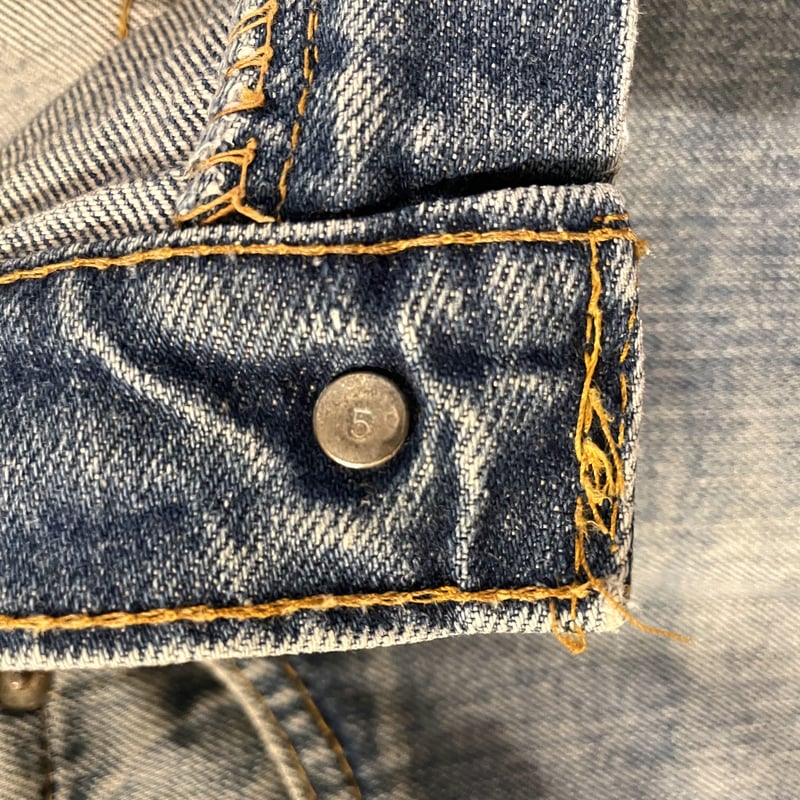 70s Levi's 505 66前期モデル ボタン裏5 ヴィンテージデニム - デニム