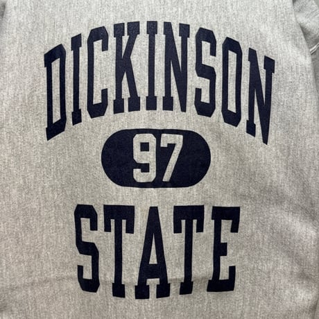 90s　Champion　リバースウィーブ　Reverse Weave　Size XXL　DICKINSON STATE　刺繡タグ　チャンピオン　(S5390)