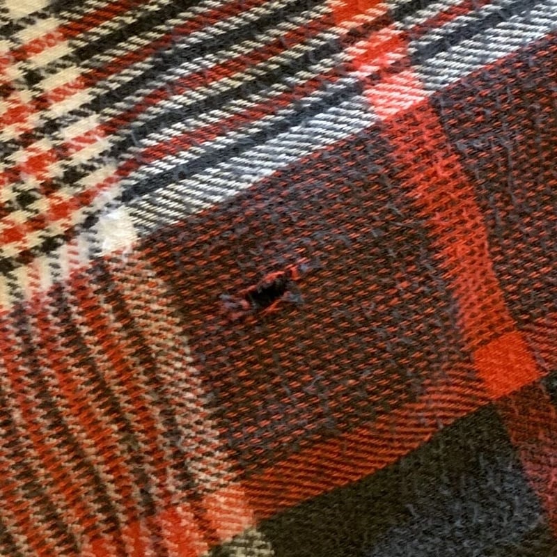 50s FRUIT OF THE LOOM ヴィンテージ ネルシャツ オープンカラー