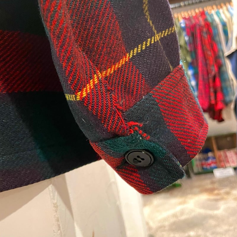 PENDLETON 70s USA製 ウールジャケット チェック柄 ペンドルトン (S0566