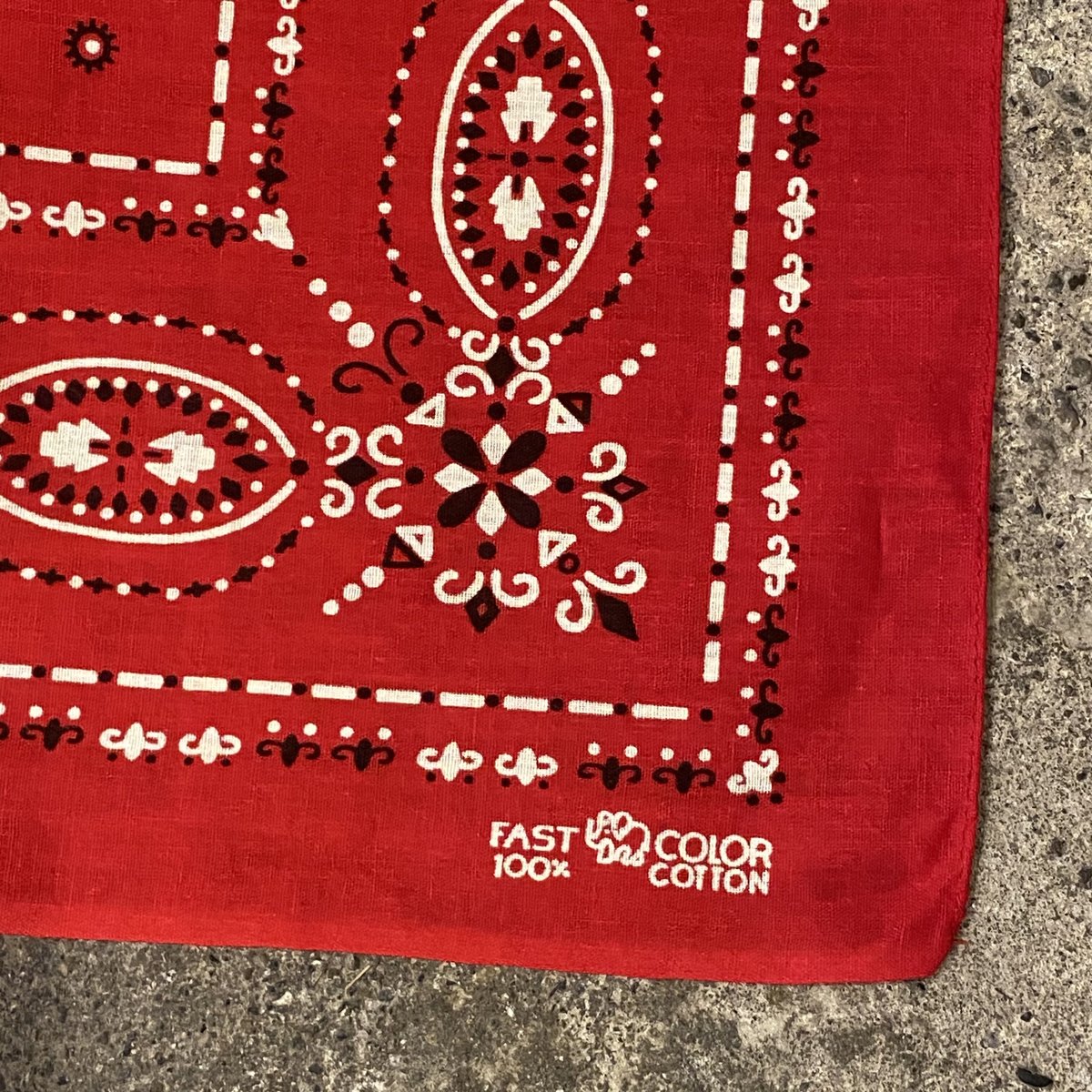 Bandana ヴィンテージバンダナ 象上鼻 60s 新品 (S0304) | DUFF