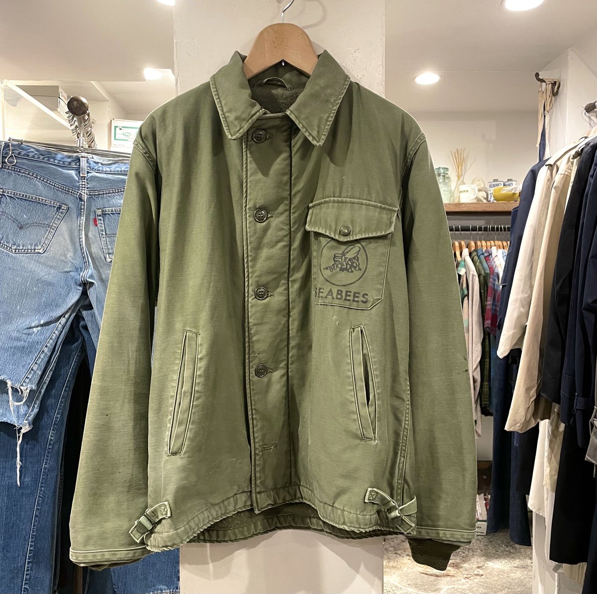 US NAVY A-2 デッキジャケット US NAVY A-2 デッキジャケット