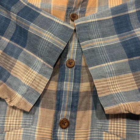 RRL　S/S ワークシャツ　DOUBLE RL　RALPH LAUREN　Size S　ダブルアールエル　ラルフローレン　(S5601)