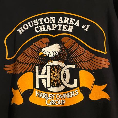 90s　HARLEY-DAVIDSON　S/S Tシャツ　ハーレーT　USA製　Size XL　H.O.G　©1998年　ミントコンディション　(S4912)