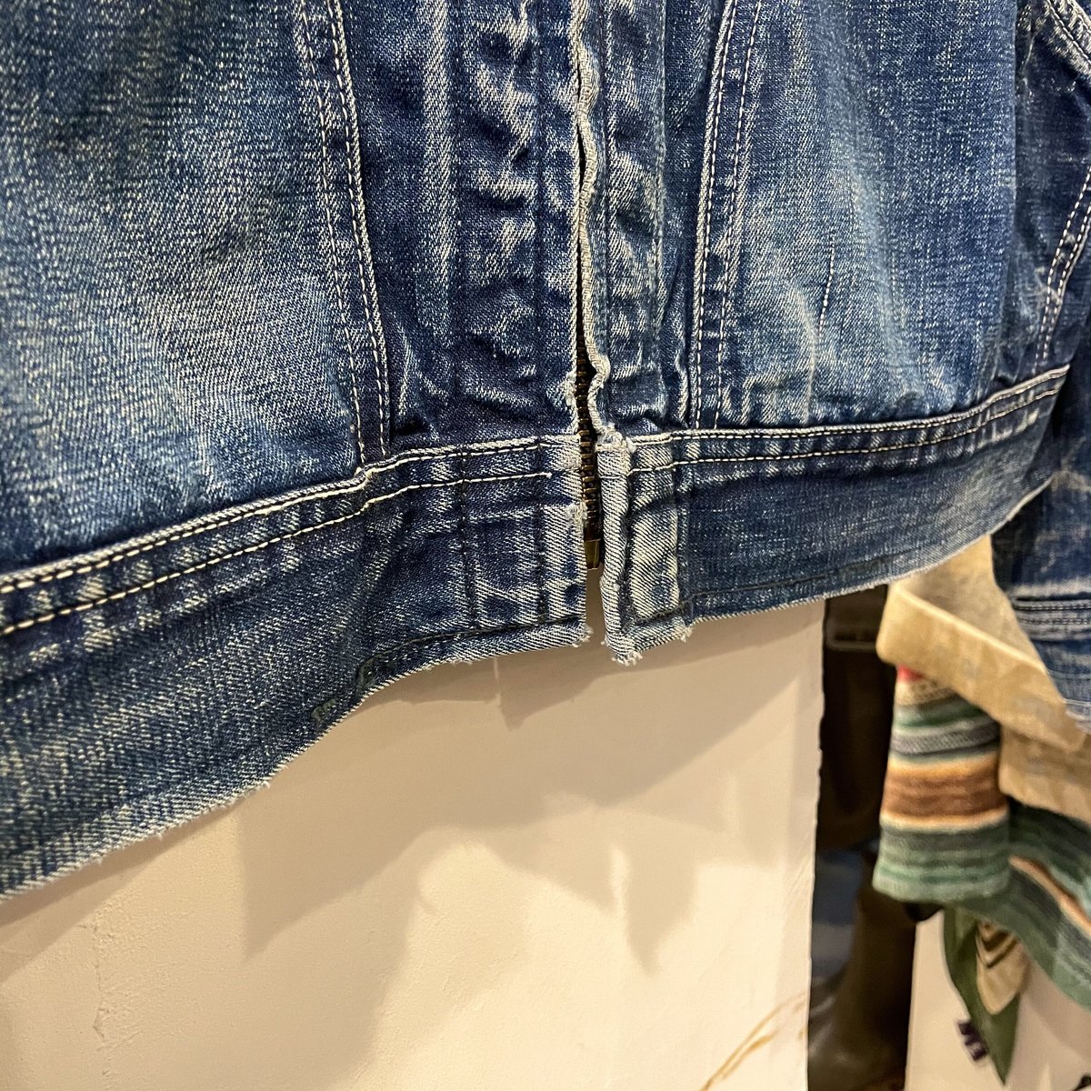 Lee 91-B 70s TALONジップ デニムジャケット 猫目ボタン Lee 91-B 70s TALONジップ デニムジャケット 猫目ボタン