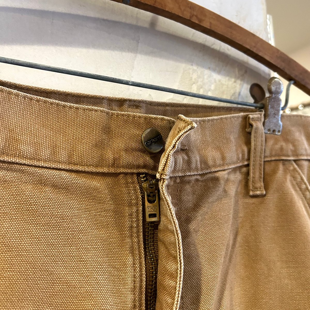 【美品】AtLast&Co. ダック地 ワークパンツ ブラウン 32 ATLAST&CO ブラウンダックワークパンツ アットラスト赤富士屋