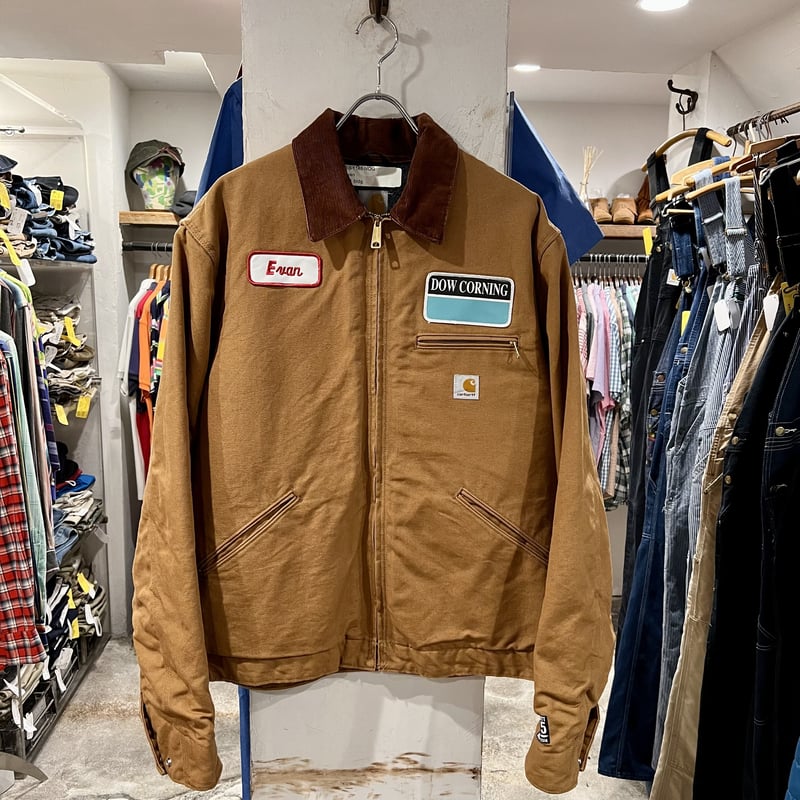 carhartt カーハート デトロイトジャケット USA製 ワッペン着丈67センチ