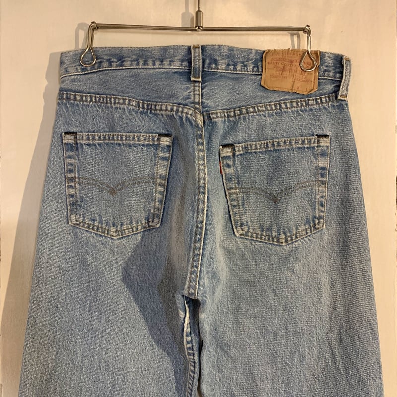 80s Levi's 501 リーバイス 黒カン 裾 チェーンステッチ USA製