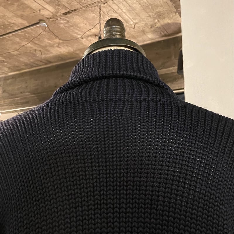 30s〜 Vintage Cardigan ショールカラー カーディガン ネイビー 30s〜 Vintage Cardigan ショールカラー カーディガン ネイビー