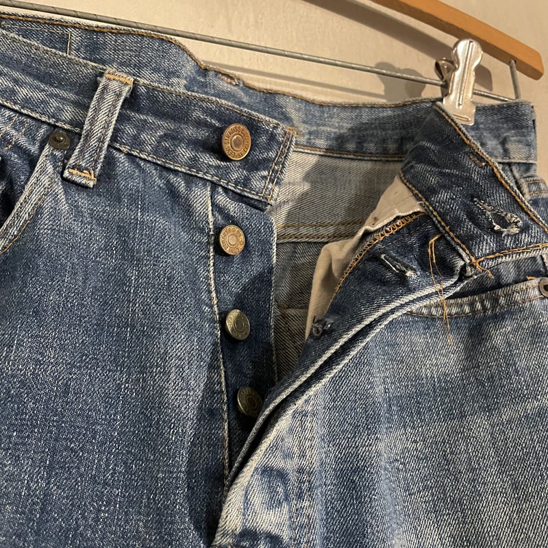 70s Levi's 501 66前期 30×28 リーバイス バックポケット シングル 