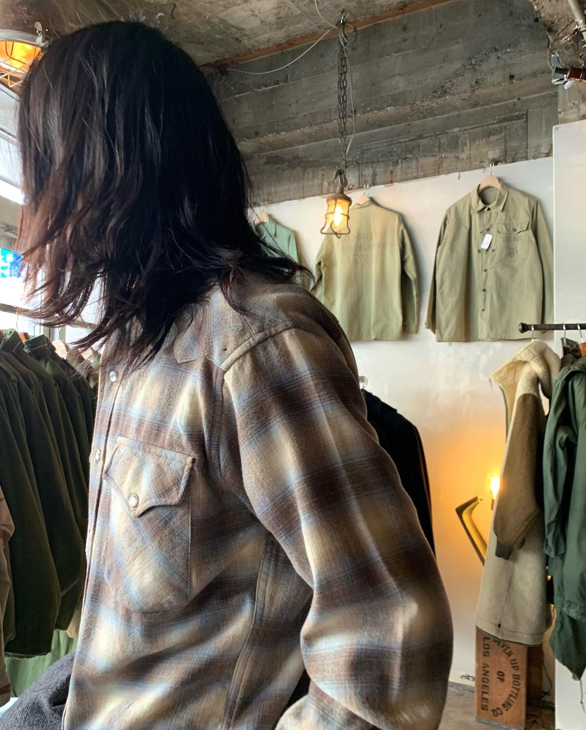70s Pendleton ウエスタンスタイルネルシャツ XL USA 70s USA製 PENDLETONペンドルトン 無地 ウール ウエスタンシャツ