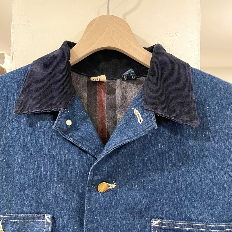carhartt 70s USA製 デニムカバーオール ブランケットライナー carhartt 70s USA製 デニムカバーオール ブランケットライナー