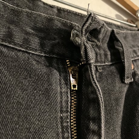 90s　Levi's 505　リーバイス　ブラックデニムパンツ　32×31　カナダ製　(S3818)