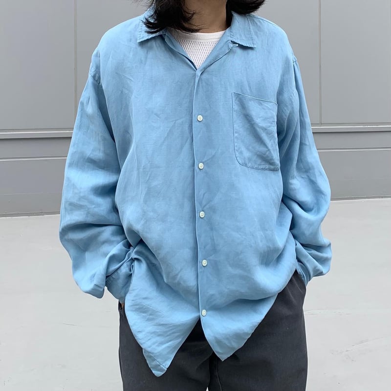 POLO by Ralph Lauren L/S オープンカラーシャツ LINEN×SILK POLO by Ralph Lauren L/S オープンカラーシャツ LINEN×SILK