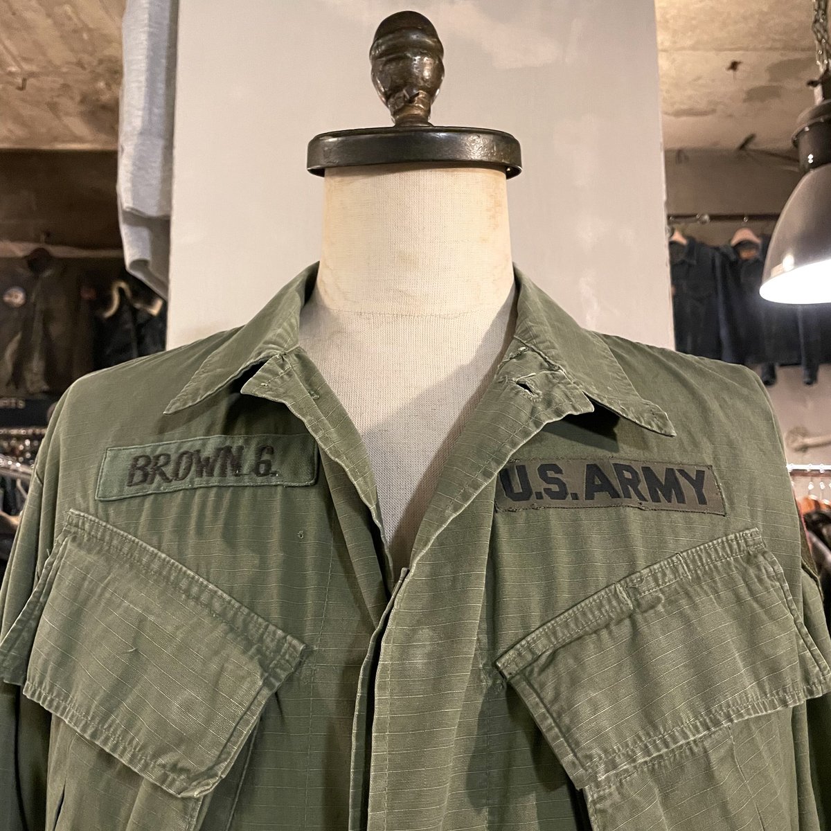 70s US ARMY Jungle Fatigue Jacket 5th Type ジャング...