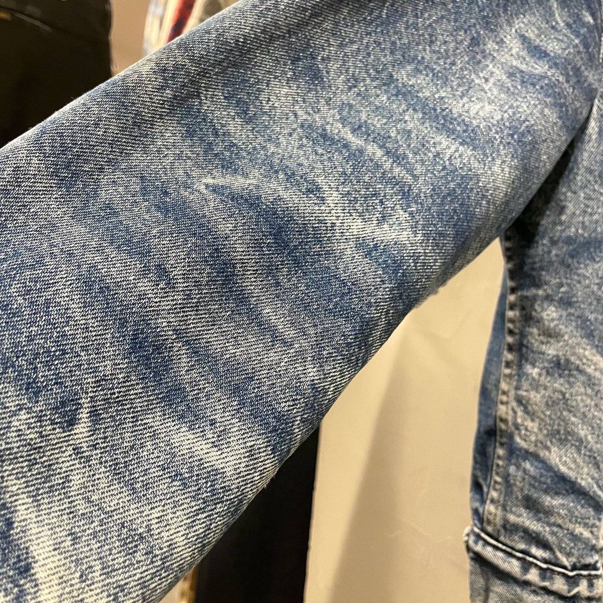 80s Levi's 70608-0216 リーバイス デニムボアジャケット ヒゲ USA製