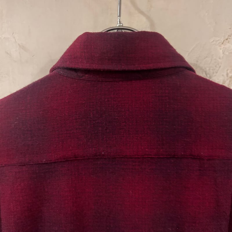 60s PENDLETON ウールチェックシャツ ペンドルトン オンブレ 60s PENDLETON ウールチェックシャツ ペンドルトン オンブレ