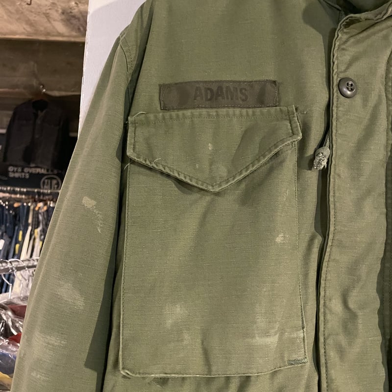 60s US ARMY M-65 Field Jacket 2ndタイプ アルミジップ フィー