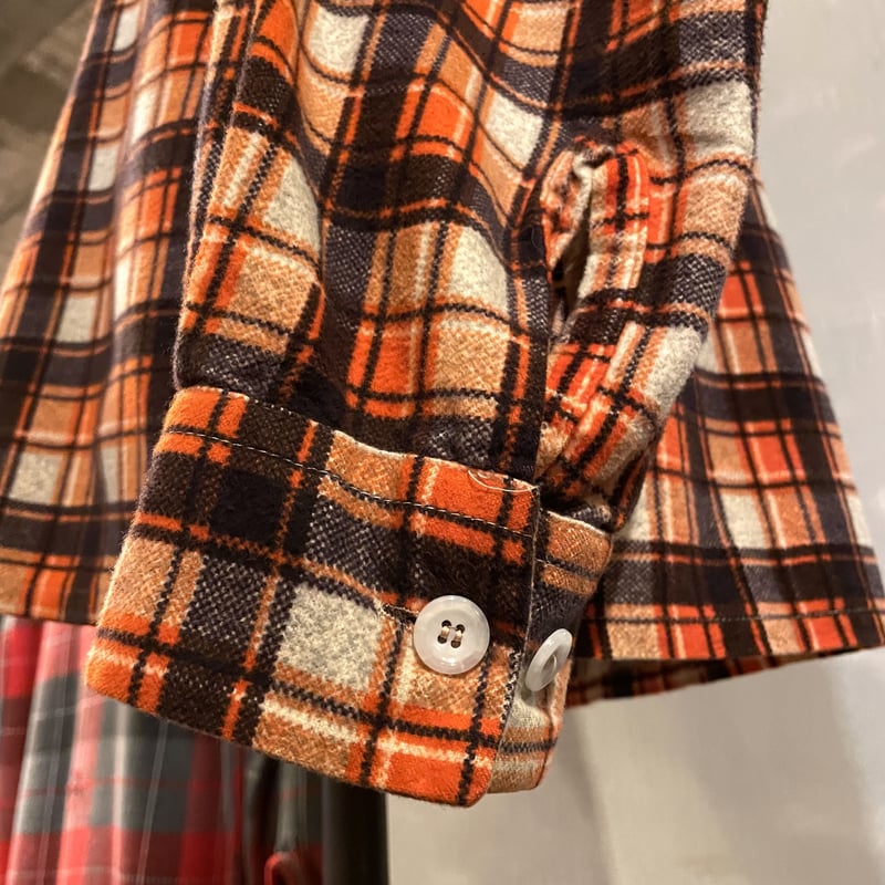 50s Mc call Vintage Print Nel Shirt プリントネルシャツ コ