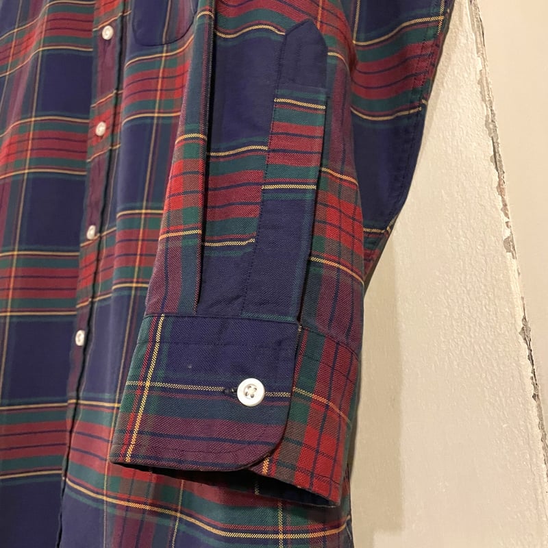 80s L.L.Bean L/S ボタンダウンシャツ チェック柄 USA製 80s L.L.Bean L/S ボタンダウンシャツ チェック柄 USA製