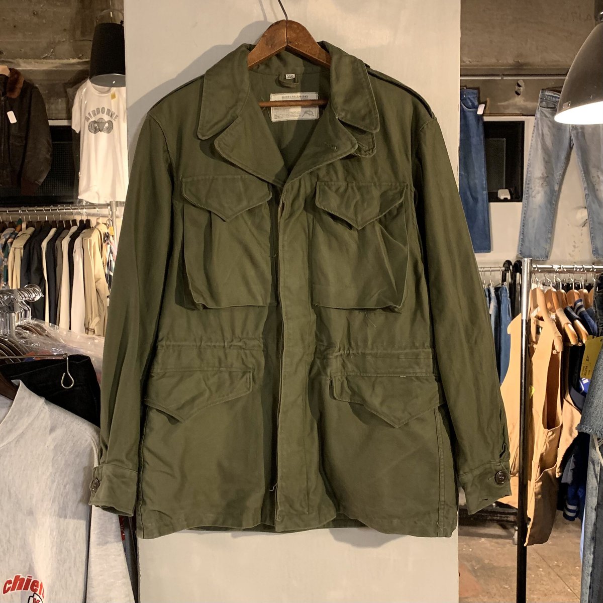 40s m-43 フィールドジャケット　ミリタリージャケット 楽天市場】40s US ARMY 米軍実物 M-43 フィールド ジャケット