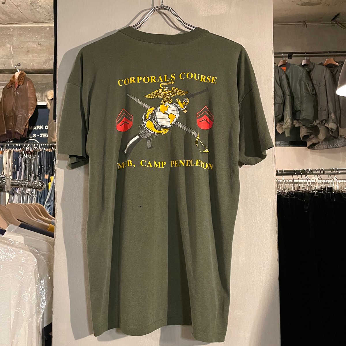 ヴィンテージUSミリタリーTシャツ 【MADE IN USA】XL 80s USA製 バドワイザー x US ARMY イラスト プリント Tシャツ