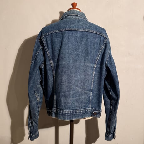 70s　Levi’s 70505　デニムジャケット　USA製　ケアタグ　Size 46　2ポケ　リーバイス　(S4917)