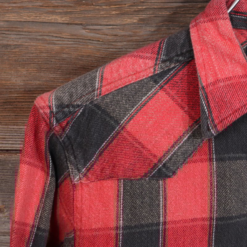 Wrangler ウエスタンシャツ チェック柄 ネル素材 Mサイズ ラングラー