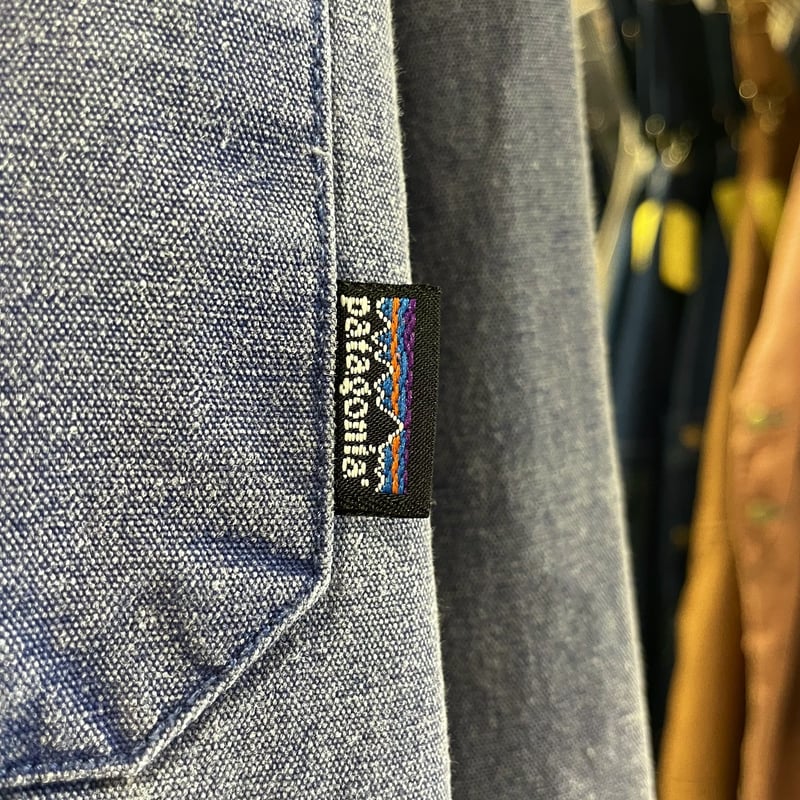 90s patagonia L/S コットンシャツ ワークシャツ 1995年製 パタゴニア (