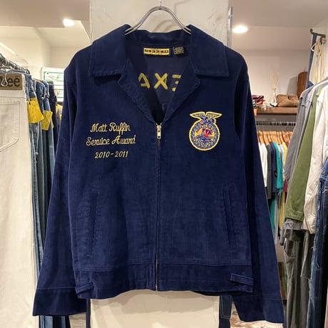 FFA JACKET　TEXAS CLEAR SPRINGS　コーデュロイジャケット　アメリカ合衆国学校農業クラブ連盟　(S1487)