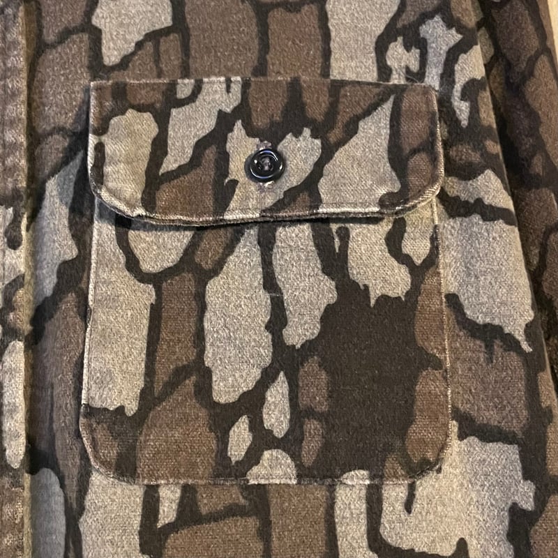 70s FIVE BROTHER L/S シャモアクロスシャツ USA製 Size L ツリー