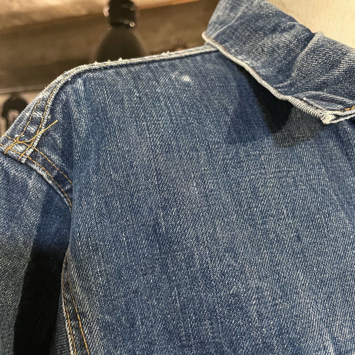 70s Levi's 70505-0217 デニムジャケット ケアタグ スモールe