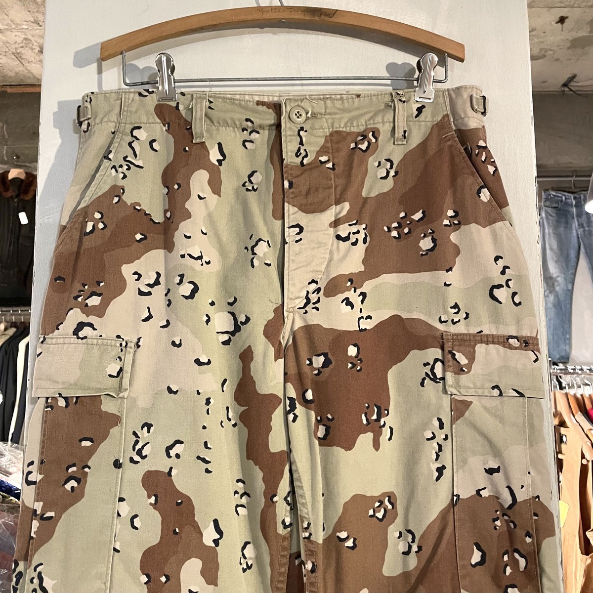 90s US ARMY 6Cデザートカモ BDUパンツ チョコチップ 1990年