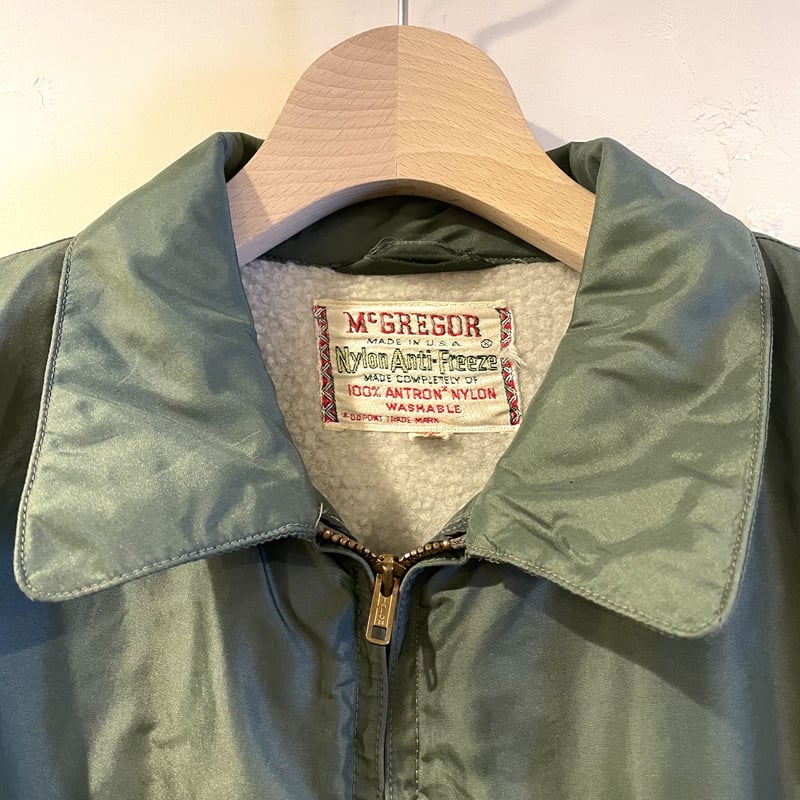 McGREGOR 60s USA製 ナイロンアンチフリーズ TALONジップ McGREGOR 60s USA製 ナイロンアンチフリーズ TALONジップ
