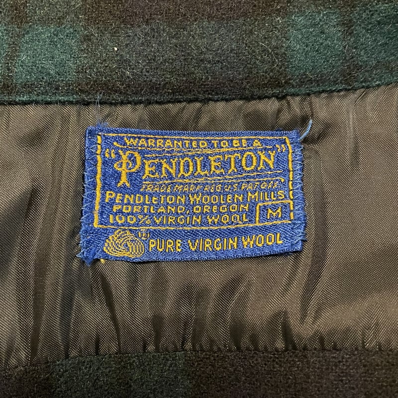 60s PENDLETON Vintage Wool Shirt ペンドルトン USA製 オー