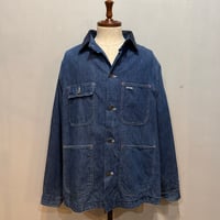 70s　DEE CEE　ヴィンテージ デニムカバーオール　ブランケット付　USA製　Size 40　雰囲気系　(S5121)