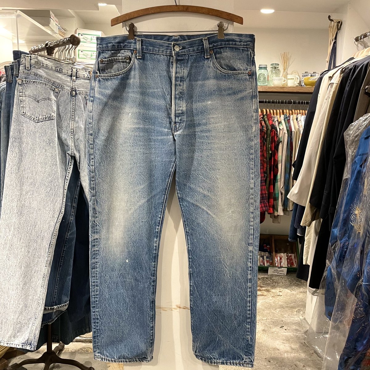 Levi's 501 80年代 リーバイス 501 黒カン 脇割り 内股シングル Levi's 501 80年代 リーバイス 501 黒カン 脇割り 内股シングル