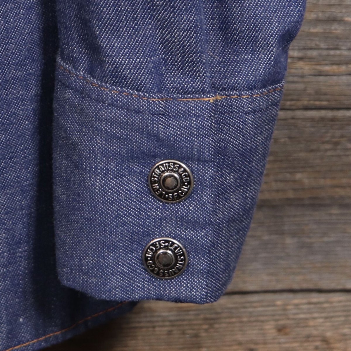 LEVI'S デニムシャツ 70年代 USA製 レディース リーバイス LEVI'S デニムシャツ 70年代 USA製 レディース リーバイス