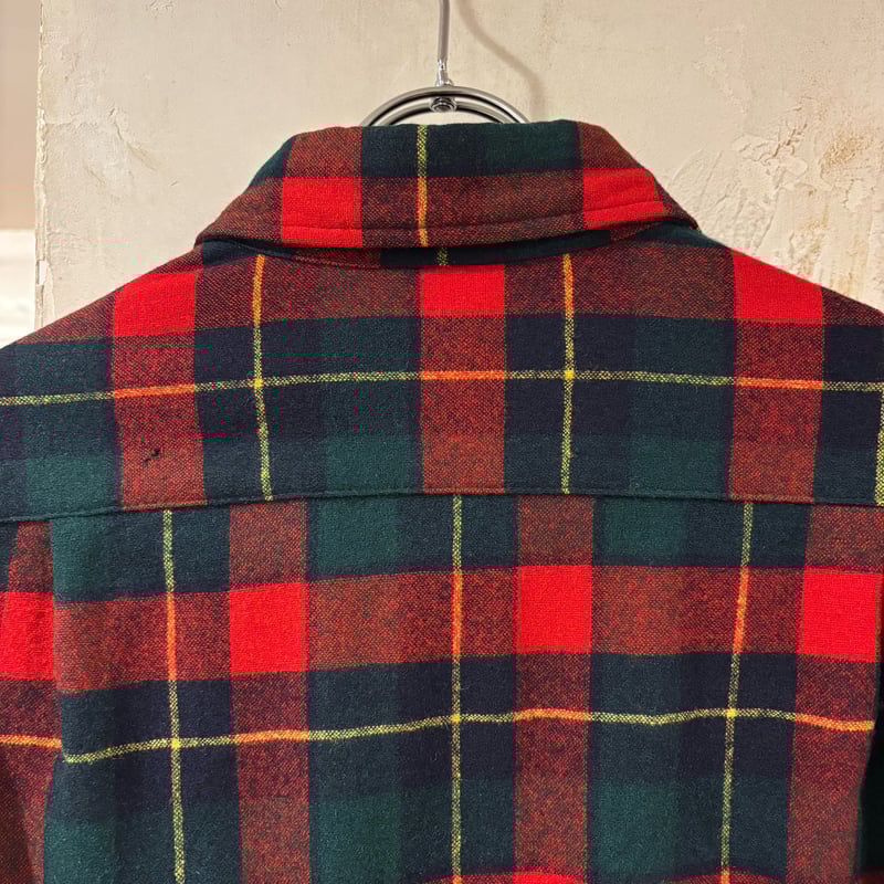 70s PENDLETON L/S ウールシャツ Size 16 ½ USA製 ペンドルトン
