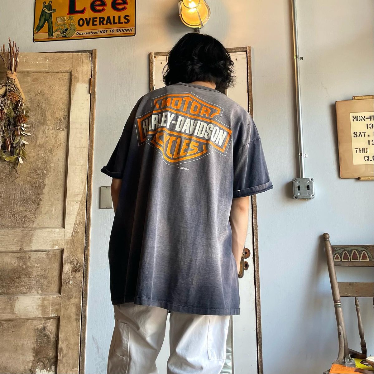 80s HARLEY-DAVIDSON ヴィンテージ ハーレーTシャツ 雰囲気系 USA製 グ