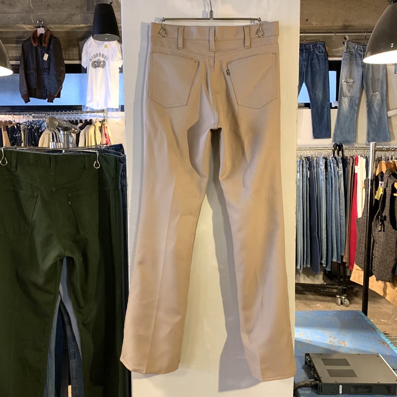 80s Levi's 517 リーバイス ブーツカット ベージュ USA製 TALON ZIP