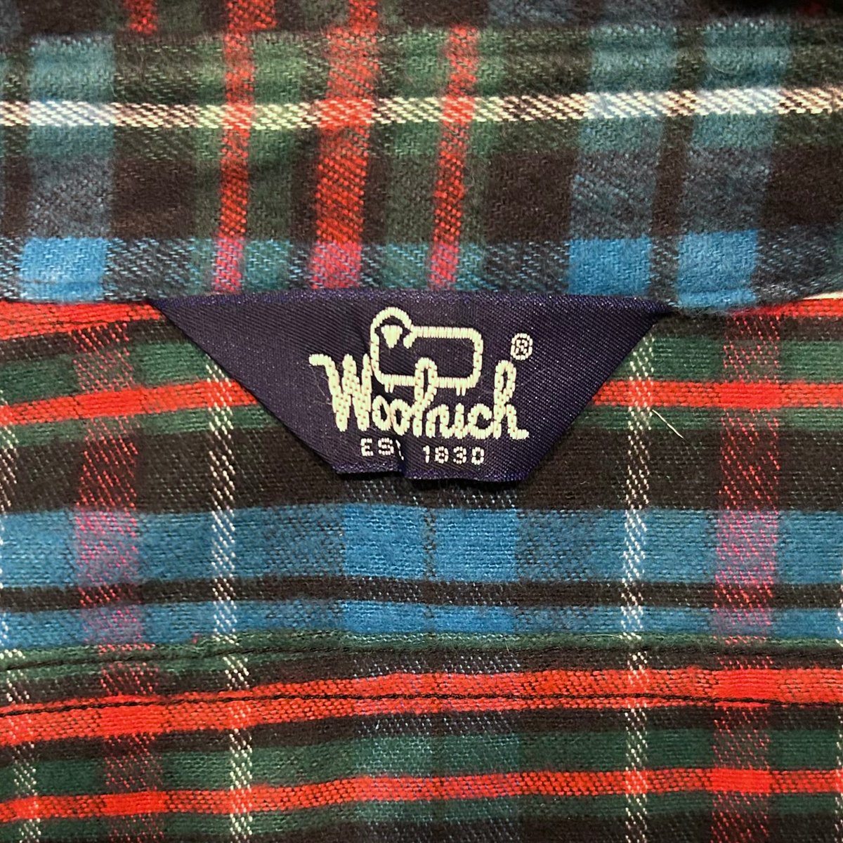 80s Woolrich L/Sネルシャツ ウールリッチ コットンシャツ 80s Woolrich L/Sネルシャツ ウールリッチ コットンシャツ